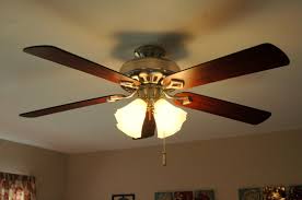 closeup of ceiling fan